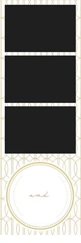 Φωτογραφία με το template Gold Art Deco, με μινιμαλιστικό σχεδιασμό και χρυσές λεπτομέρειες σε ένα αρτ νουβό φόντο