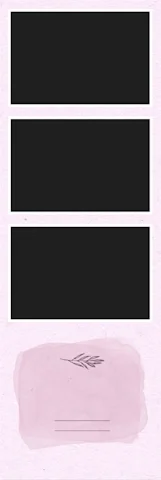 Φωτογραφία με το template Pink Watercolor, με νερομπογιά σε αποχρώσεις του ροζ σε ένα απαλό φόντο