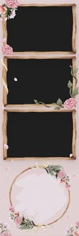 Φωτογραφία με το ρουστίκ template Rustic Roses, με ρομαντικές λεπτομέρειες από τριαντάφυλλα και φυσικά στοιχεία