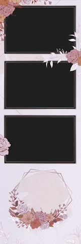 Φωτογραφία με το ρουστίκ template Rustic Floral, με φυσικά λουλούδια και διακριτικά γοητευτικά στοιχεία