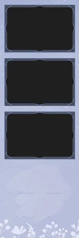 Φωτογραφία με το κλασικό template Ice Blue, με δροσερές αποχρώσεις πάγου
