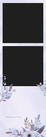Φωτογραφία με το ρουστίκ template Boho Blue, με χαλαρές μπλε αποχρώσεις και μοτίβα για μια ατμόσφαιρα ρουστίκ γοητείας