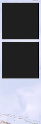 Φωτογραφία με το κλασικό template Elegant Blue Gold, με διακριτικές μπλε και χρυσές λεπτομέρειες για μια εκλεπτυσμένη αισθητική
