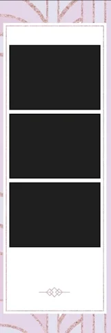 Φωτογραφία με το template Pink Gold, με ροζ και χρυσές αποχρώσεις