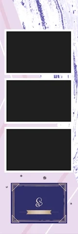 Φωτογραφία με το μοντέρνο template Pink Blue Marble, με ροζ και μπλε μαρμάρινες αποχρώσεις