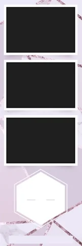 Φωτογραφία με το template Rose Gold, με ροζ χρυσές αποχρώσεις και λαμπερή εμφάνιση